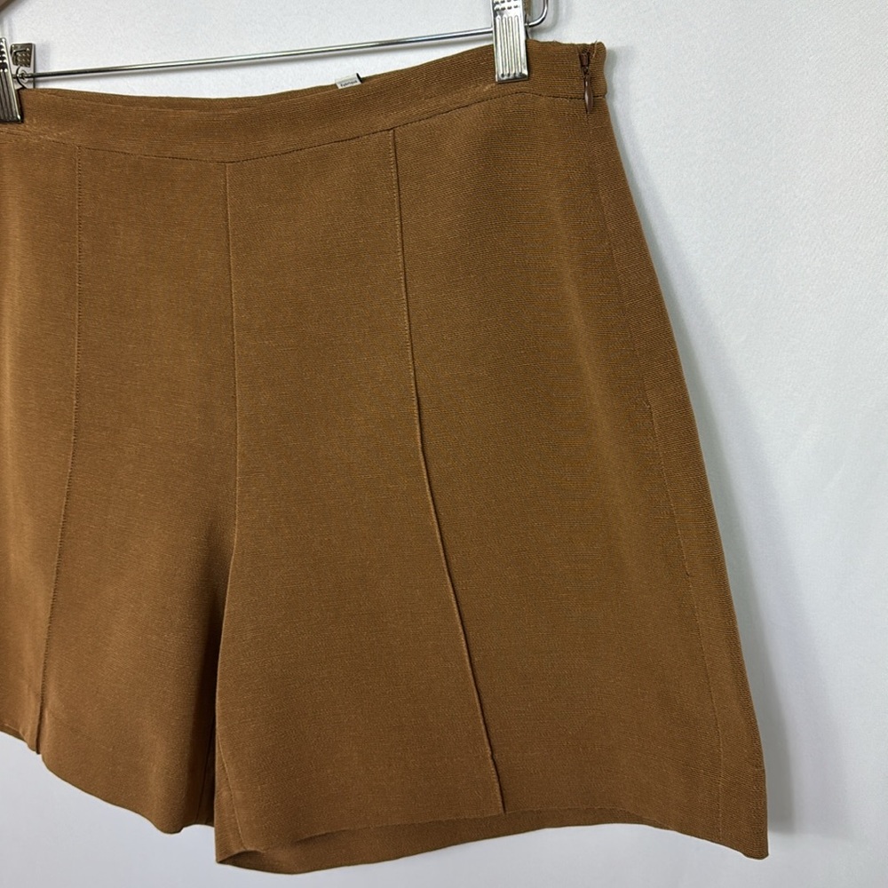 Vince‎ High Waist Tailored Shorts Size 10 In Amber Wave Women’s - Picture 7 of 13